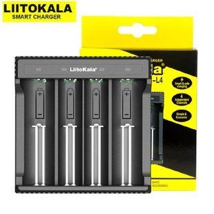 Зарядное устройство LiitoKala Lii-L4, 4x-10440/ 14500/ 16340/ 17355/ 17500/ 17670/ 18350/ 18490/ 18650/ 22650 9172 фото