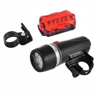 Фонарь велосипедный FY-812/XY-108-5LED, STOP-5LED, 4хААА, 2хААА 5138 фото