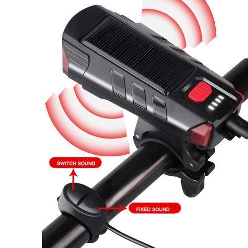 Велозвонок + фара FY-329Pro-2L2 ULTRA LIGHT, MEGA SIGNAL, со.батарея, виносна кнопка, Waterproof, акум., З 8072 фото