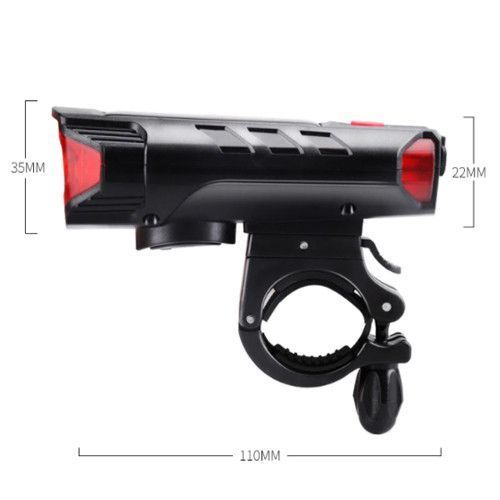 Велозвонок + фара FY-329Pro-2L2 ULTRA LIGHT, MEGA SIGNAL, со.батарея, виносна кнопка, Waterproof, акум., З 8072 фото
