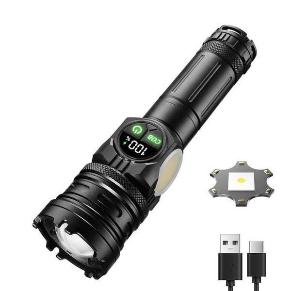 Багатофункціональний ліхтар CB-A280-TG з COB LED (білий+червоний), Li-Ion акумулятор, power bank, зарядка Type- 10877 фото