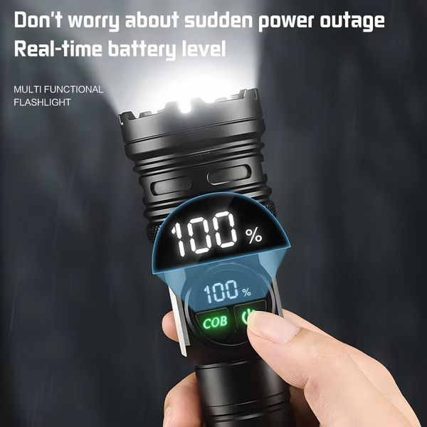 Багатофункціональний ліхтар CB-A280-TG з COB LED (білий+червоний), Li-Ion акумулятор, power bank, зарядка Type- 10877 фото