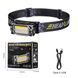 Ліхтар налобний YY-19С-5SMD+COB(white+yellow+red), Motion Sensor, Li-Ion акумулятор, ЗУ Type-C, магніт 10594 фото 4