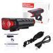 Велозвонок + фара FY-329Pro-2L2 ULTRA LIGHT, MEGA SIGNAL, со.батарея, виносна кнопка, Waterproof, акум., З 8072 фото 2