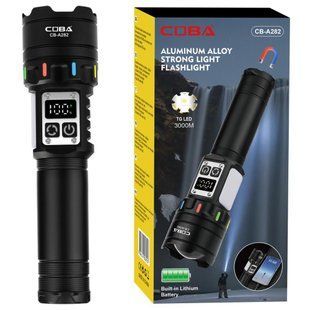 Ліхтар NIGHT VISION FLUORESCENCE CB-A282-TG+COB, акумуляторний, power bank, магніт, зум, USB Type-C 10876 фото