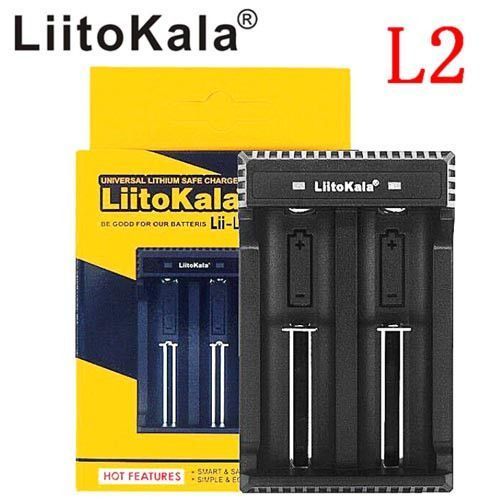 Зарядное устройство LiitoKala Lii-L2, 2x-10440/ 14500/ 16340/ 17355/ 17500/ 17670/18350/18490/18650/2265/5V 9173 фото