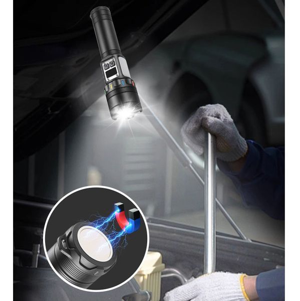 Ліхтар NIGHT VISION FLUORESCENCE CB-A282-TG+COB, акумуляторний, power bank, магніт, зум, USB Type-C 10876 фото