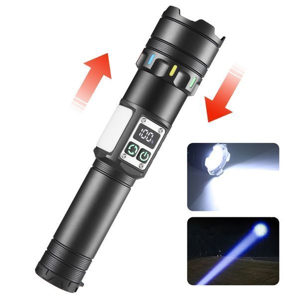 Ліхтар NIGHT VISION FLUORESCENCE CB-A282-TG+COB, акумуляторний, power bank, магніт, зум, USB Type-C 10876 фото