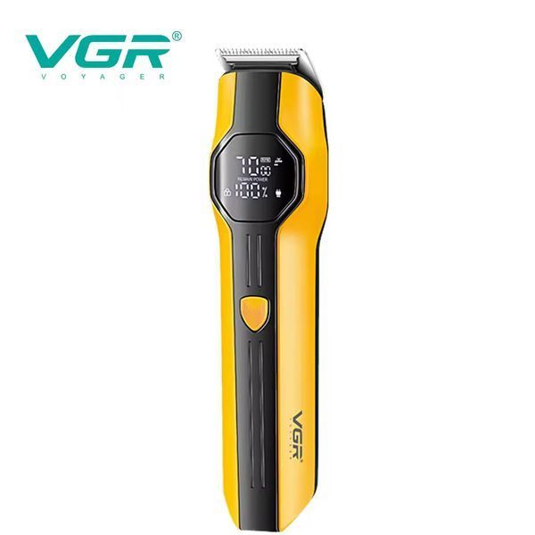Универсальный набор для стрижки 13 в 1 VGR V-173 YELLOW с LED-дисплеем и насадками для волос, бороды и тела 11156 фото
