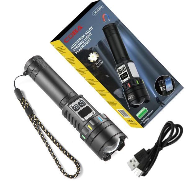 Ліхтар NIGHT VISION FLUORESCENCE CB-A282-TG+COB, акумуляторний, power bank, магніт, зум, USB Type-C 10876 фото