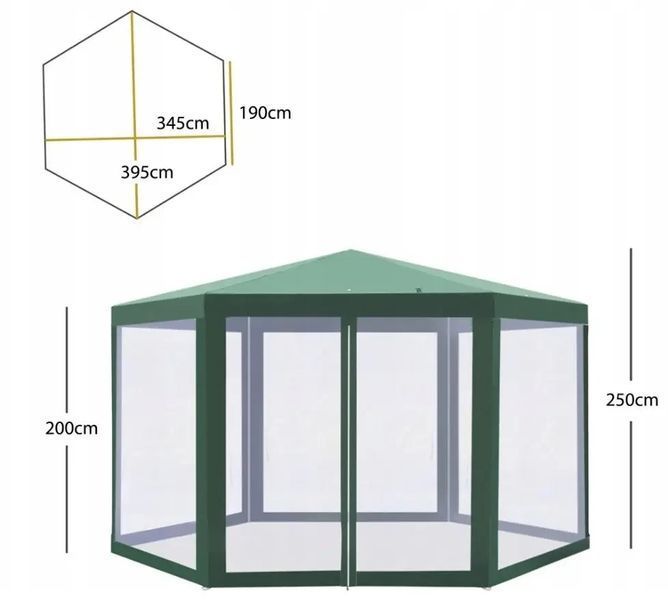 Палатка для откачки меда с москитной сеткой 4х4 (2х2х2) 6 стенок для пасеки 3302 фото
