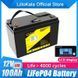Акумулятор LiFePO4, LiitoKala, 12V 100Ah, з LCD дисплеєм, BMS smart плата 10355 фото 1