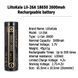 Аккумулятор LiitoKala Lii-26A 18650, 2600mAh, оригинал (Li-ion батарея 3.7В для фонарей и электроники) 11030 фото 2