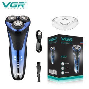Електробритва VGR V-306 - роторна бритва із захистом IPX7 та LED дисплеєм 9859 фото