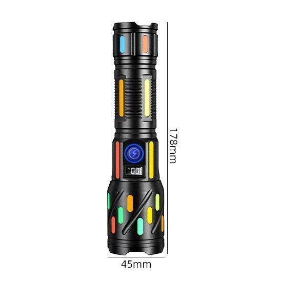 Фонарь NIGHT VISION FLUORESCENCE CB-G706-TG, аккумулятор 26650, power bank, USB Type-C, зум 10875 фото