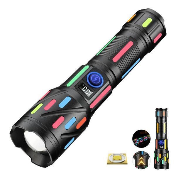 Фонарь NIGHT VISION FLUORESCENCE CB-G706-TG, аккумулятор 26650, power bank, USB Type-C, зум 10875 фото