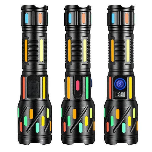Фонарь NIGHT VISION FLUORESCENCE CB-G706-TG, аккумулятор 26650, power bank, USB Type-C, зум 10875 фото
