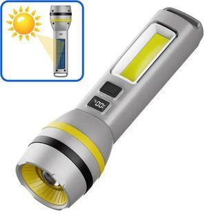 Ліхтар CH-24084-TG+COB із сонячною панеллю, акумулятор 18650, USB Type-C, зум 10887 фото