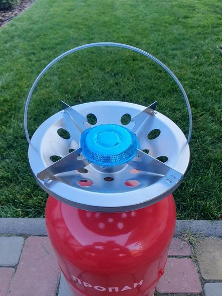 Комплект газовий кемпінговий балон Superplast 8 л пальник нагрівач,редуктор, шланг 3221-1 фото