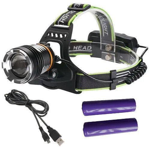 Фонарь налобный PLD-A7-XPE+UV, ЗУ microUSB, zoom 10112 фото
