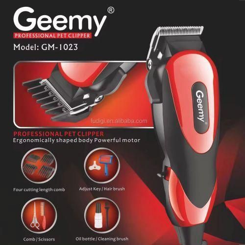 Машинка для стрижки тварин GEEMY GM-1023 8 в 1 з насадками та щітками, універсальний грумінг-набір 10562 фото