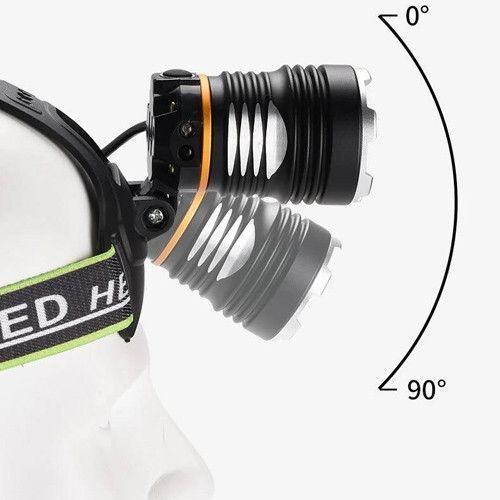 Фонарь налобный PLD-A7-XPE+UV, ЗУ microUSB, zoom 10112 фото