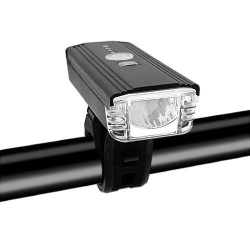 Велозвонок + фара HJ-062-XPE ULTRA LIGHT, ALUMINUM, AUTOLIGHT SENSOR, выносная кнопка, индикация заряда 7633 фото