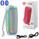 Bluetooth колонка TG288 з RGB підсвічуванням, FM-радіо та speakerphone, 10 Вт, Grey 8698 фото 1