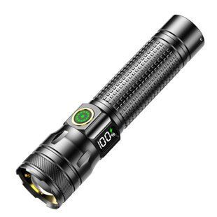 Ліхтар 1136-WHITE LASER LED PM10-TG, Li-Ion, USB Type-C, лазер, zoom 10893 фото