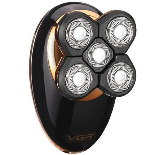 Мужской набор VGR V-316 5 в 1 для ухода за лицом, электробритва Waterproof IPX5, триммер для носа, бороды 9860 фото