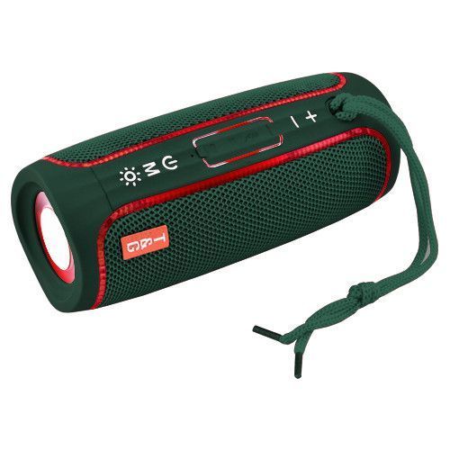 Bluetooth колонка TG288 з RGB підсвічуванням, FM-радіо та speakerphone, 10 Вт, Green 8700 фото