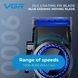 Машинка для стрижки VGR V-001 BLUE, 10 насадок, 9000 об/мин, 4600 mAh, LED дисплей и подсветка 11150 фото 8