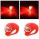Велофонарь HJ008-2 Ultra brite, 2-Led red, 2xCR2032 7498 фото 1