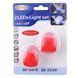 Велофонарь HJ008-2 Ultra brite, 2-Led red, 2xCR2032 7498 фото 3