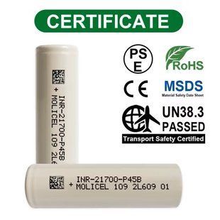 Аккумулятор 21700-Р45B, Molicel, 4200mAh, 45A 10578 фото