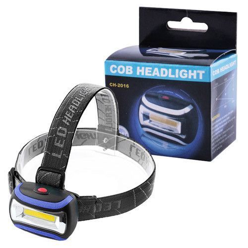 Налобный фонарь 2016-COB с яркой LED-подсветкой, 3xAAA, компактный и удобный для активного отдыха 4211 фото