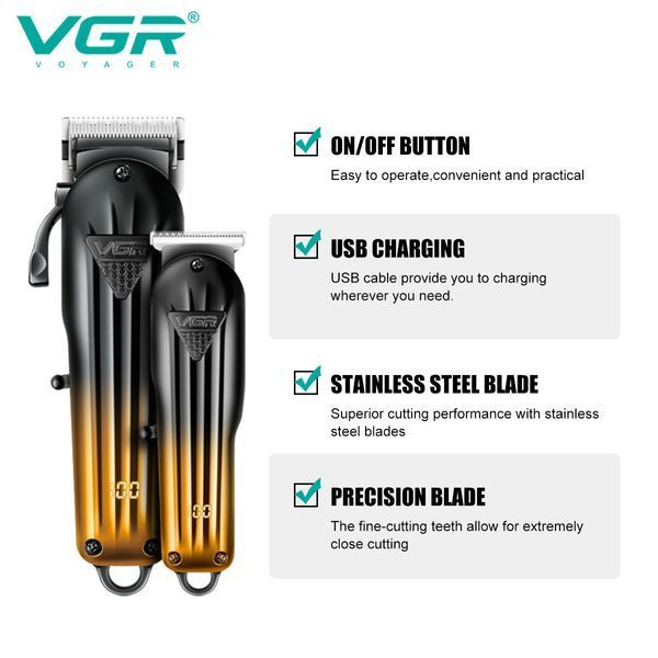 Комплект для стрижки VGR 2 в 1 V-646. 9117 фото