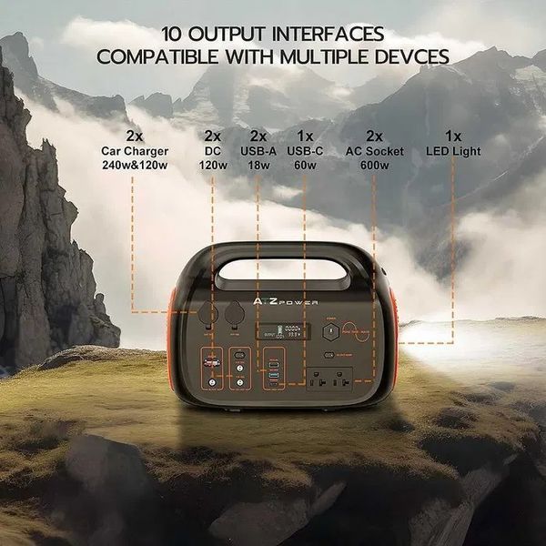 Зарядна станція ATZ Power 600W 642.6Wh Lithium-ion 10744 фото