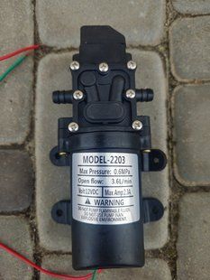 Насос электрический KF-2203 12 В для электроопрыскивателей 2203 фото
