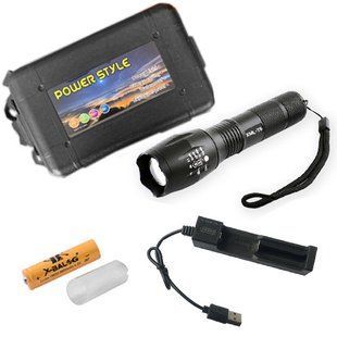 Ліхтар Police 1831-T6, 1х18650/3хААА, ЗУ USB, zoom 5042 фото