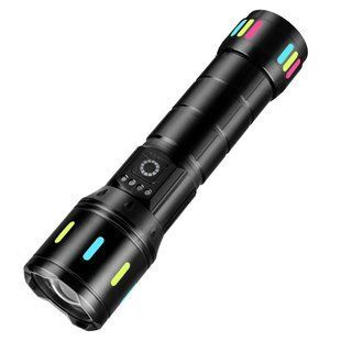 Ліхтар лазерний далекобійний CA171-D, White Laser LED, Type-C, zoom, індикація заряду 10755 фото