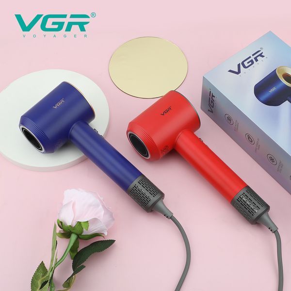 Профессиональный фен VGR V-445 RED, 1600 Вт, 110000 об/мин, 4 температуры, 3 скорости 11209 фото