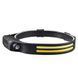 Фонарь налобный BL-W689-LM+2COB (white+yellow), Motion Sensor, Li-Ion аккум., ЗУ Type-C 8986 фото 3
