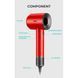 Профессиональный фен VGR V-445 RED, 1600 Вт, 110000 об/мин, 4 температуры, 3 скорости 11209 фото 2