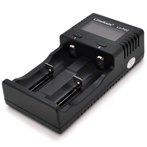 LiitoKala Lii-PD2 універсальний зарядний пристрій для АА, ААА,18650, 26650, 21700 Li-Ion, LiFePO4, NiCd/NiMH 9294 фото