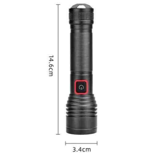 Фонарь BL-P02-P50, 1x18650, ЗУ Type-C 9011 фото