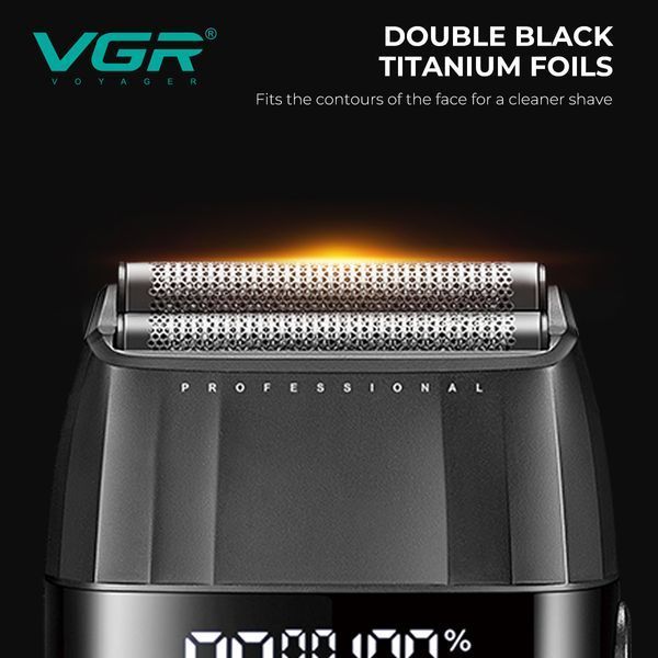 Комплект VGR 3 в 1 V-640 S3 BLACK: машинка для стрижки, триммер та електробритва 11285 фото