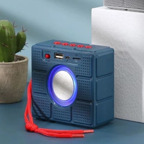 Bluetooth колонка TG311 з RGB підсвічуванням, FM-радіо та speakerphone, 12 Вт, Blue 8578 фото