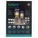 Набор VGR 2 в 1 V-600&900 GOLD &mdash; машинка и триммер с LED дисплеем и 10 насадками 9340 фото 5