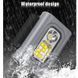 Налобный фонарь 505 с XPE+8SMD (белый+красный+синий), аккумуляторный, USB Type-C, с магнитной клипсой 10896 фото 10